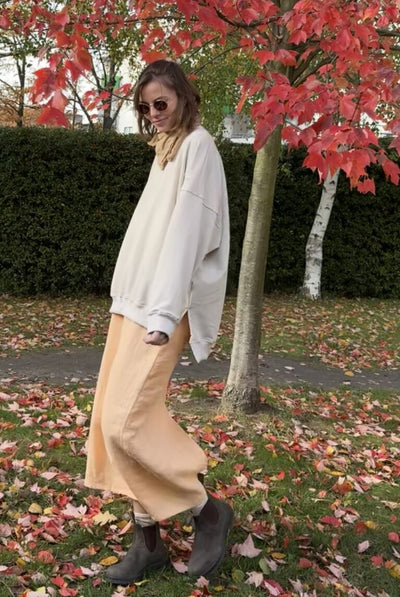 Bluza oversize z bawełny organicznej