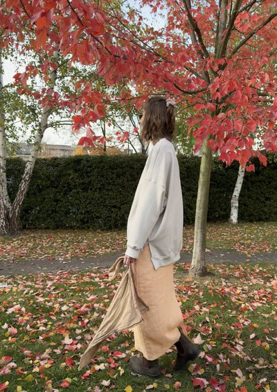 Bluza oversize z bawełny organicznej