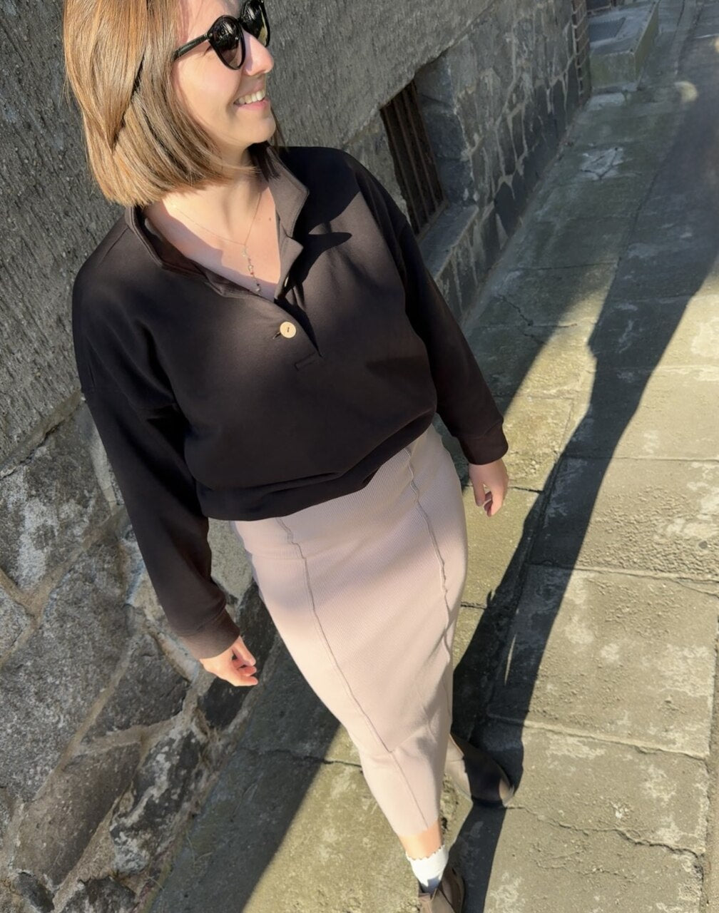 Bluza z kołnierzykiem