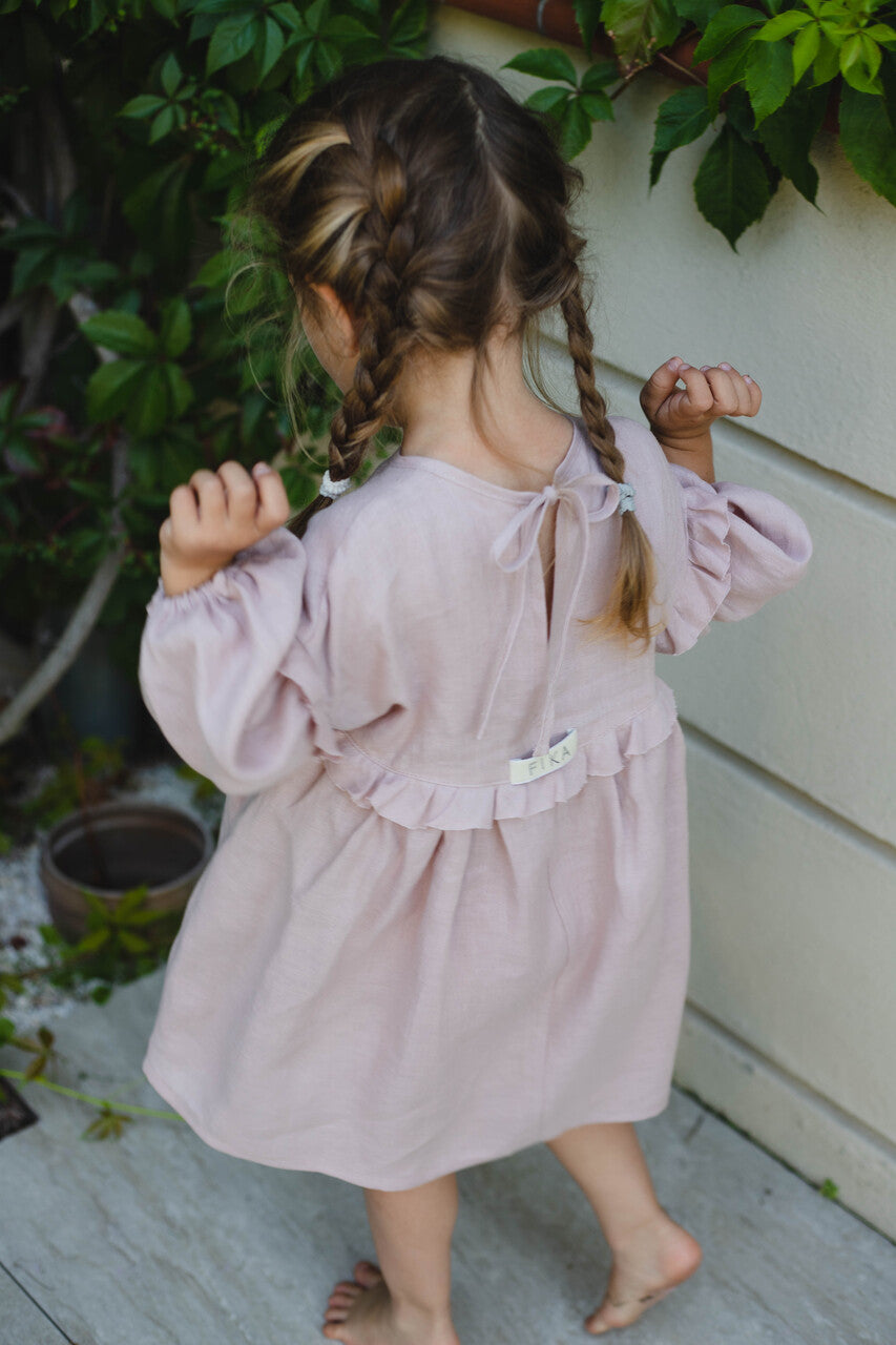 Lniana sukienka Balloon mini