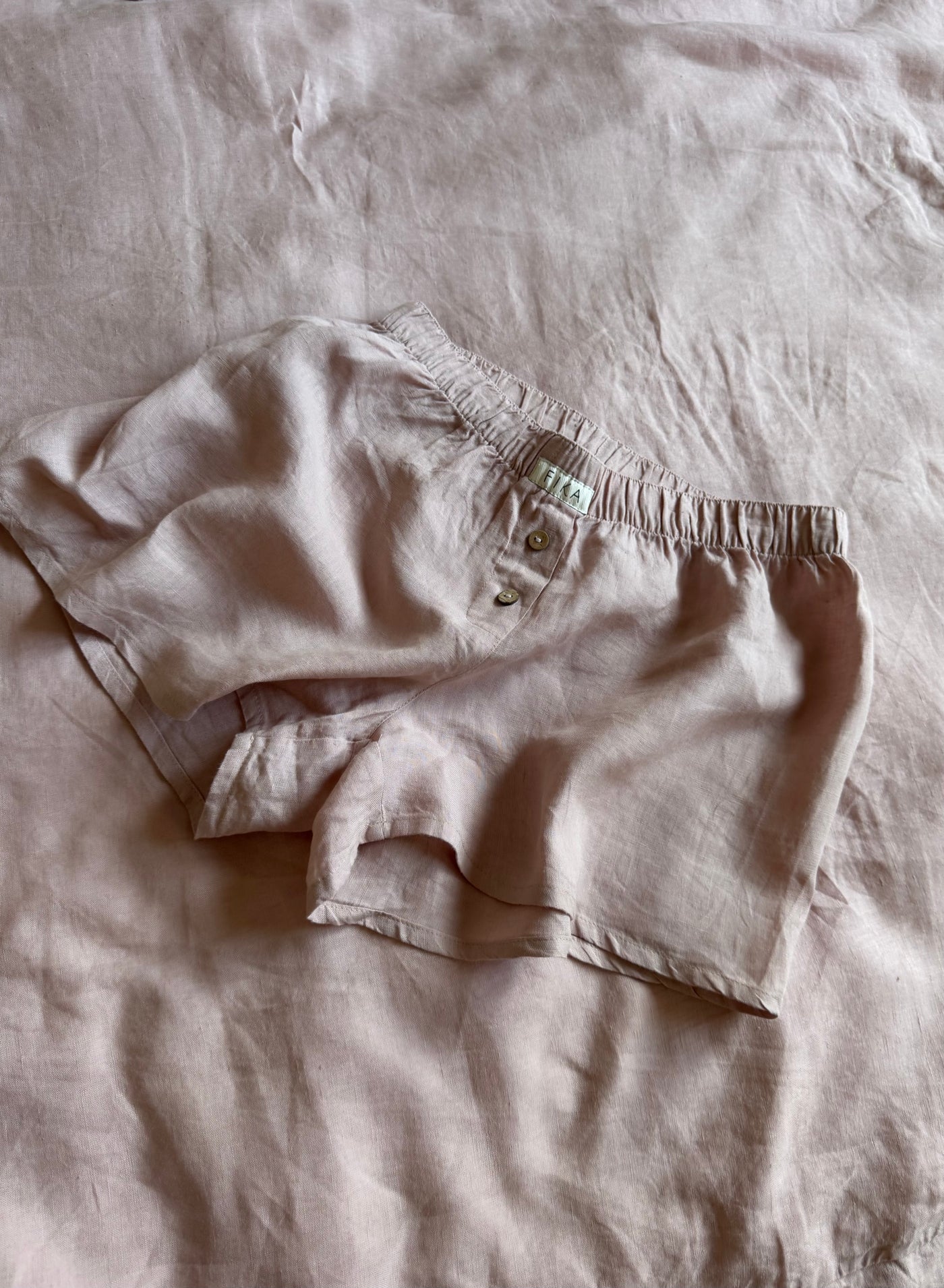 Lniane bokserki damskie