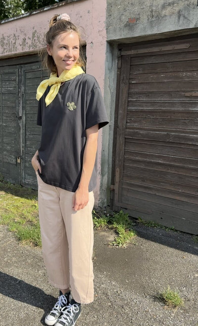T-shirt oversize Flower Power