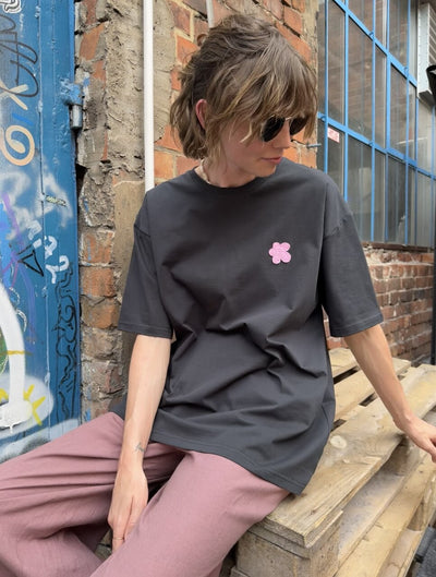 T-shirt oversize Flower Power