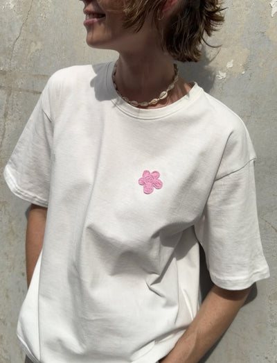 T-shirt oversize Flower Power