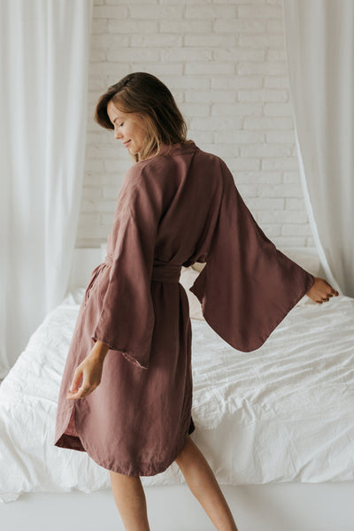 Lniane kimono Simple